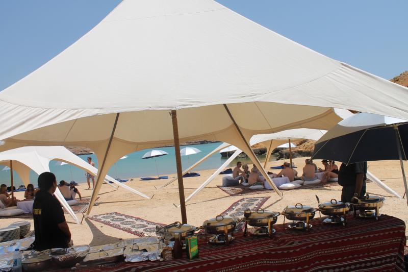 beach party Muscat Oman